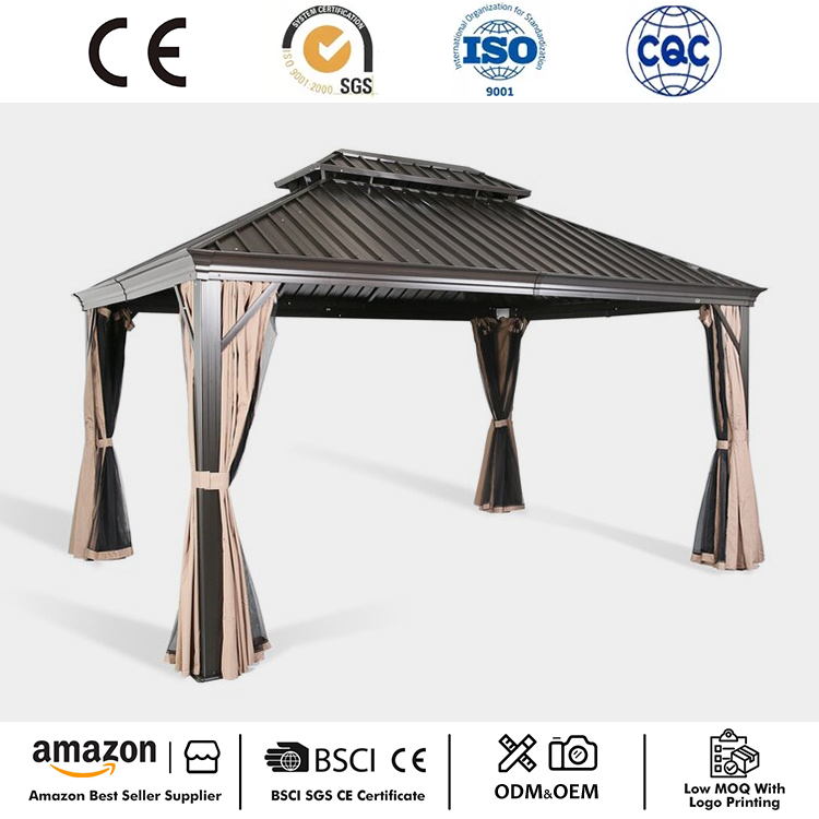 ກອບອາລູມີນຽມ 12' x 10' Hardtop Gazebo