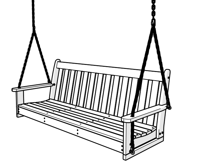 Patio Hanging Bench Porch Swing ຄໍາແນະນໍາສະພາແຫ່ງ
