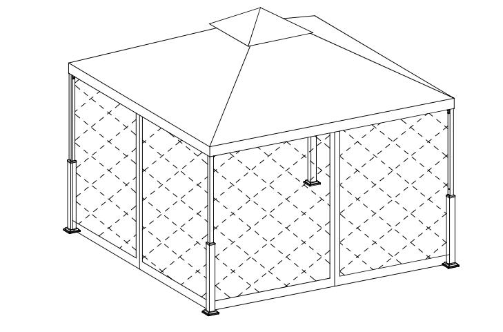 ຄູ່ມືການຕິດຕັ້ງ 10X10Ft Patio Garden Gazebo