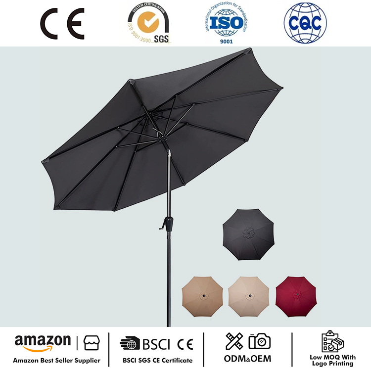 7.5FT Patio Umbrella, 8 Ribs