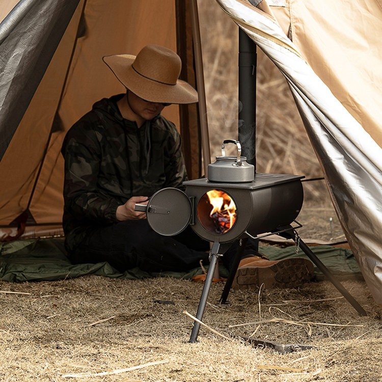 Camping ເຕົາໄມ້ອະເນກປະສົງ