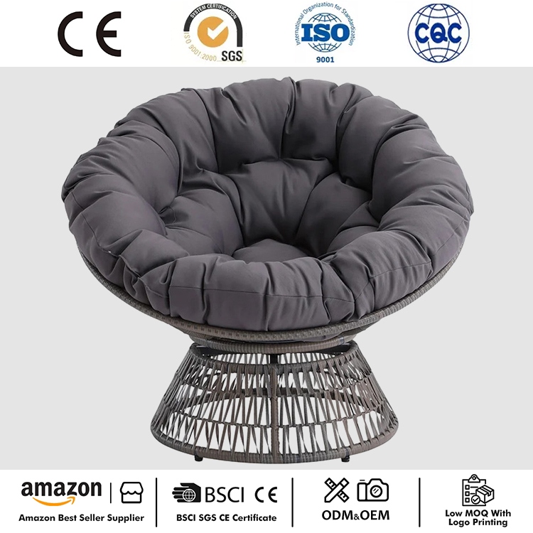 ເກົ້າອີ້ຫມຸນ Papasan ແບບຄລາສສິກ