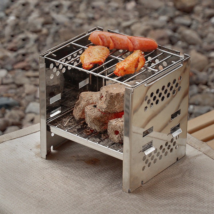 ເຕົາເຜົາ BBQ camping