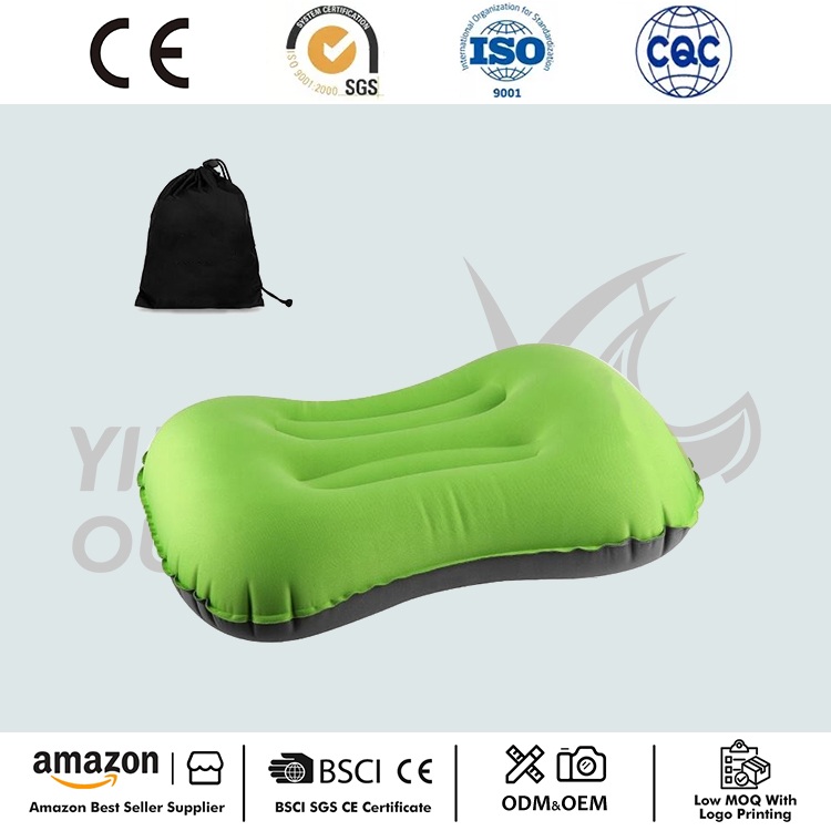 Inflatable Camping Pillow ການເດີນທາງ