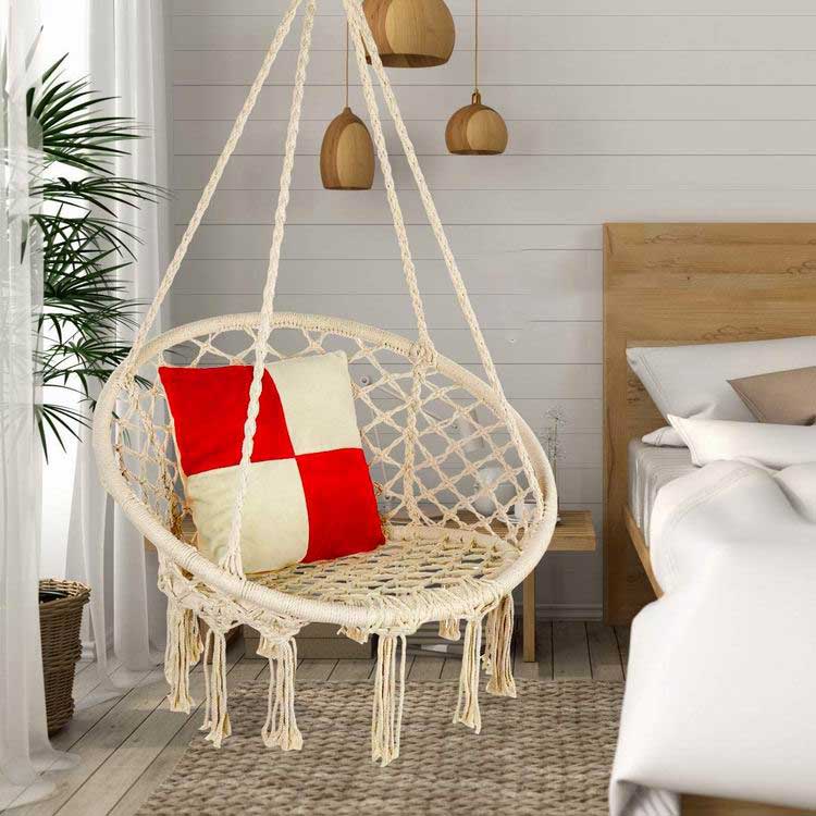 ເກົ້າອີ້ Macrame Hammock