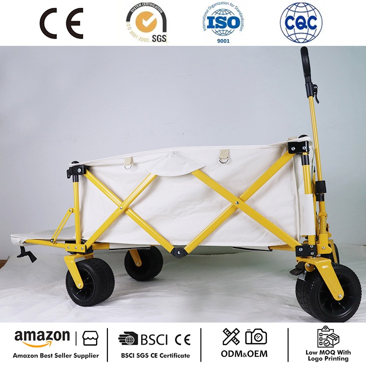 ລົດເຂັນລົດເຂັນຫາດຊາຍ Collapsible ກາງແຈ້ງ