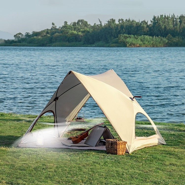 Tent ຫາດຊາຍທີ່ພັກອາໄສຢູ່ກາງແຈ້ງ