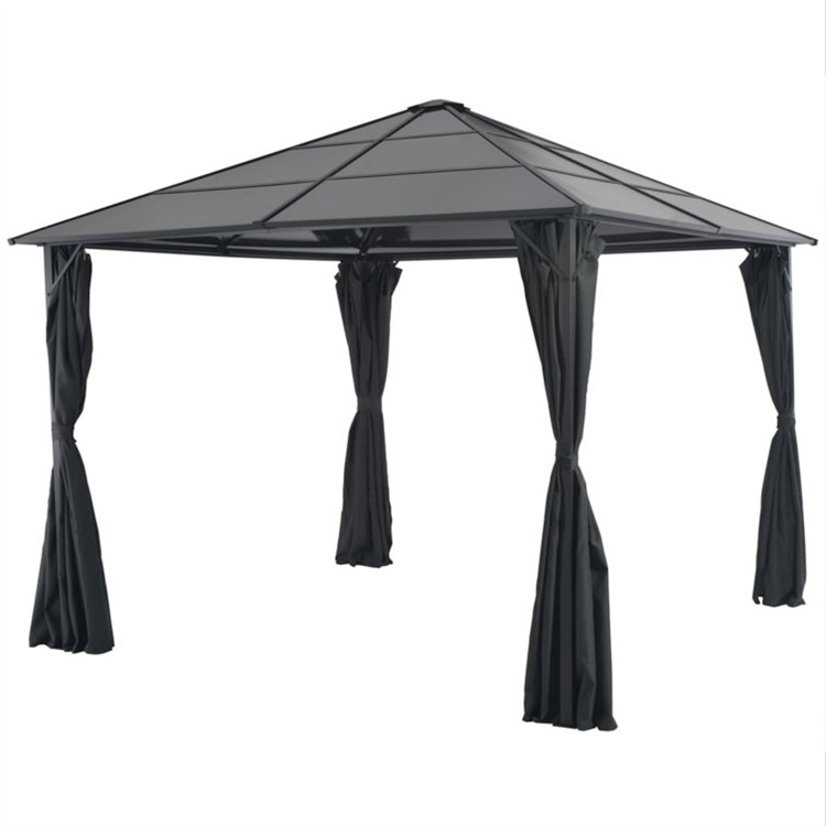 Patio Gazebo ກັບ Curtain Aluminum