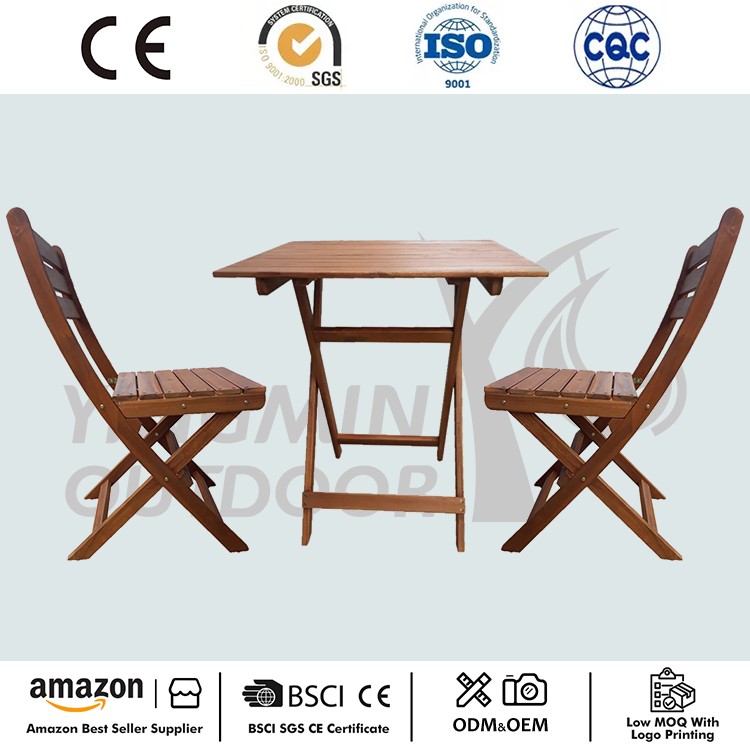Patio Premium Hardwood Set 3-Piece Bistro