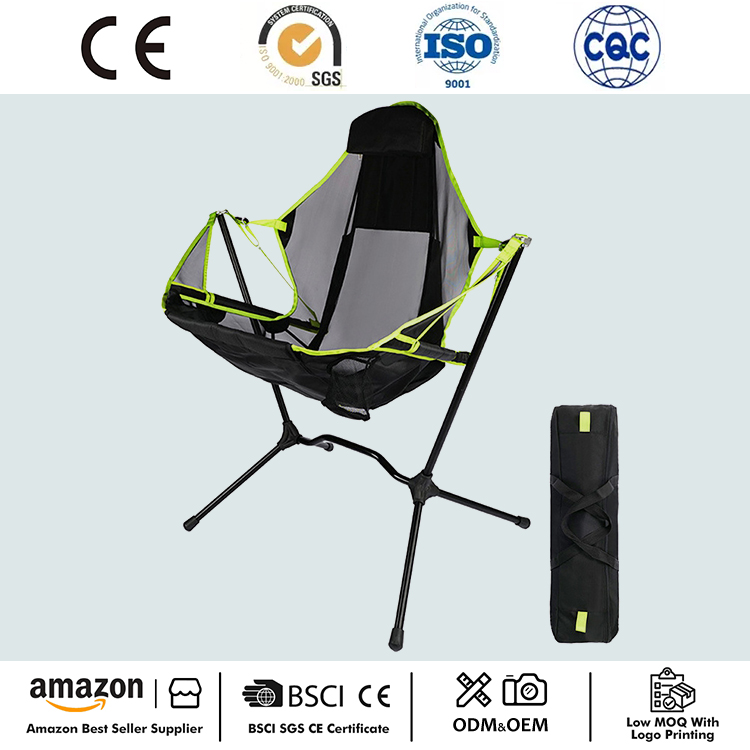 Portable Folding Camping Chair Rocking