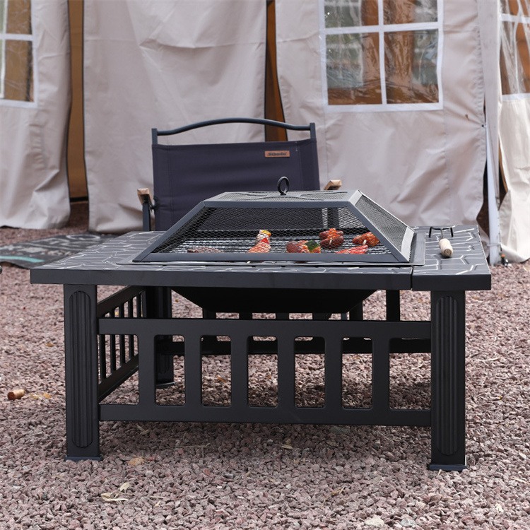 firepit ທີ່ເຜົາຜານໄມ້ກາງແຈ້ງ