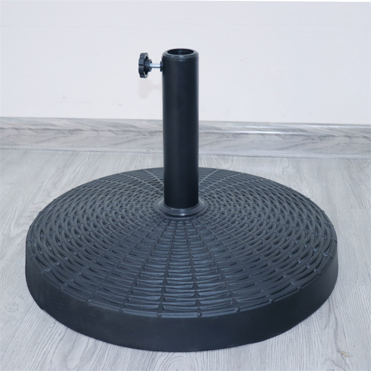23'' ຮອບ Wicker Patio Umbrella Base Stand