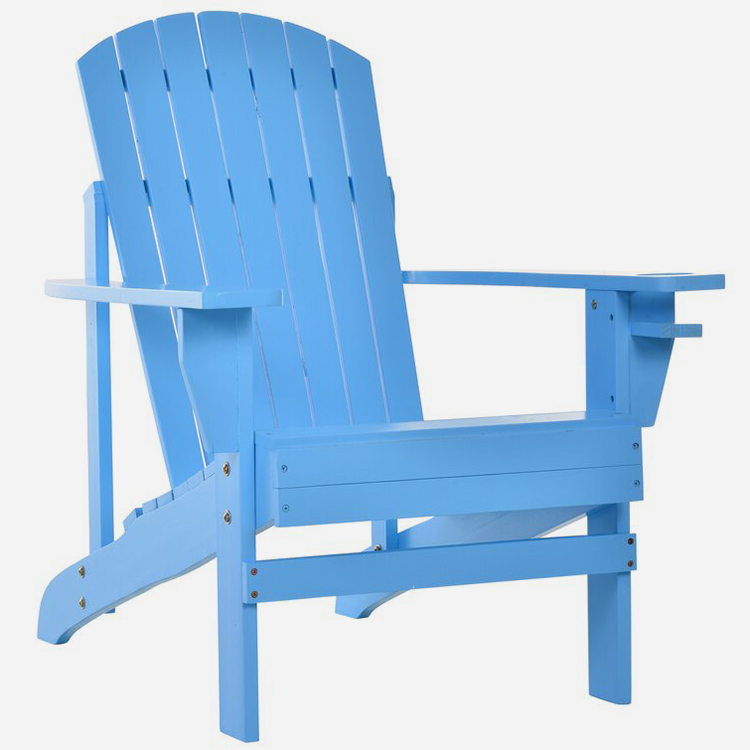 ເກົ້າອີ້ Adirondack ໄມ້ກາງແຈ້ງ
