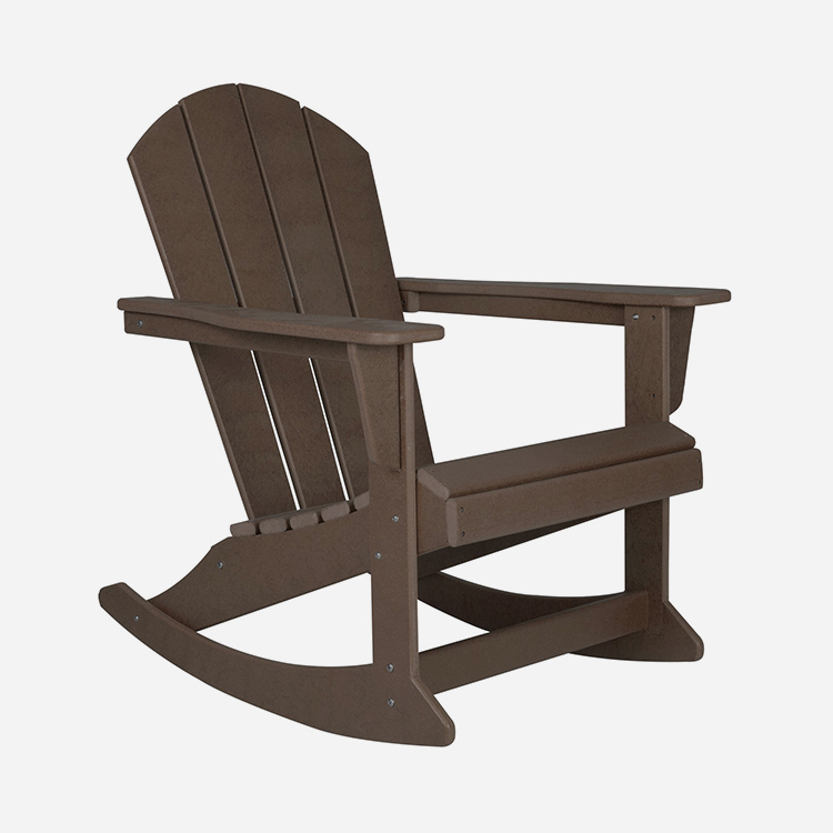ເກົ້າອີ້ Rocking Plastic Adirondack ກາງແຈ້ງ